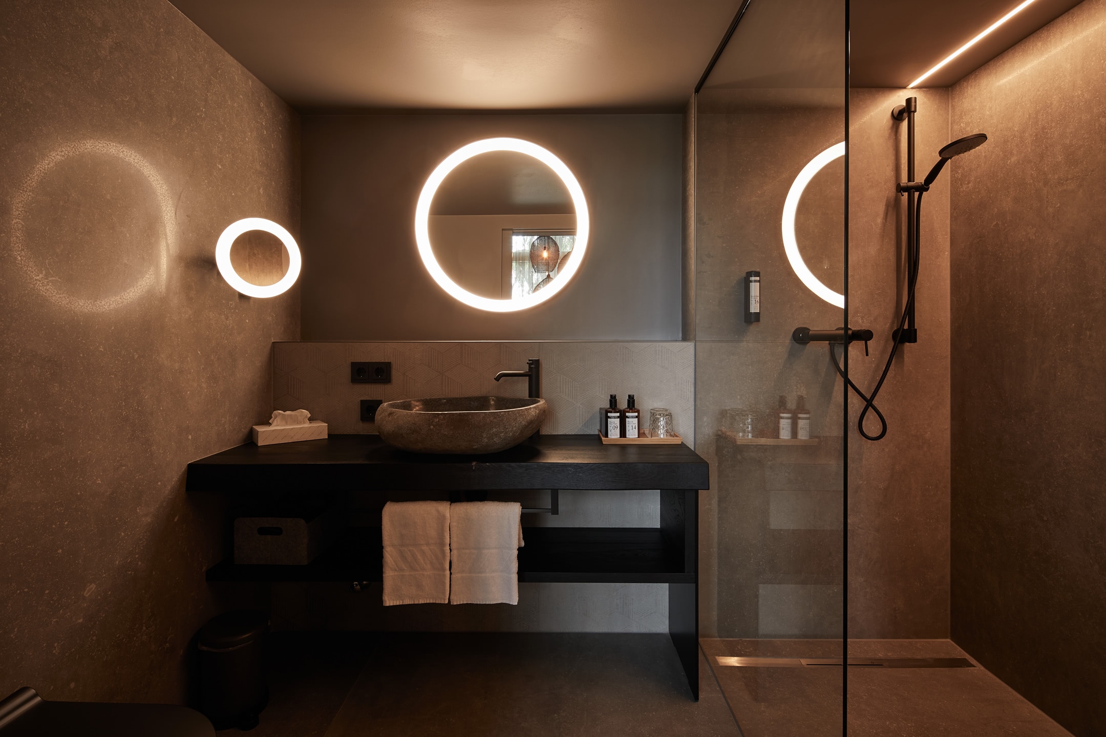 Architektur Aufnahme im Hotel Gerl, Badezimmer
