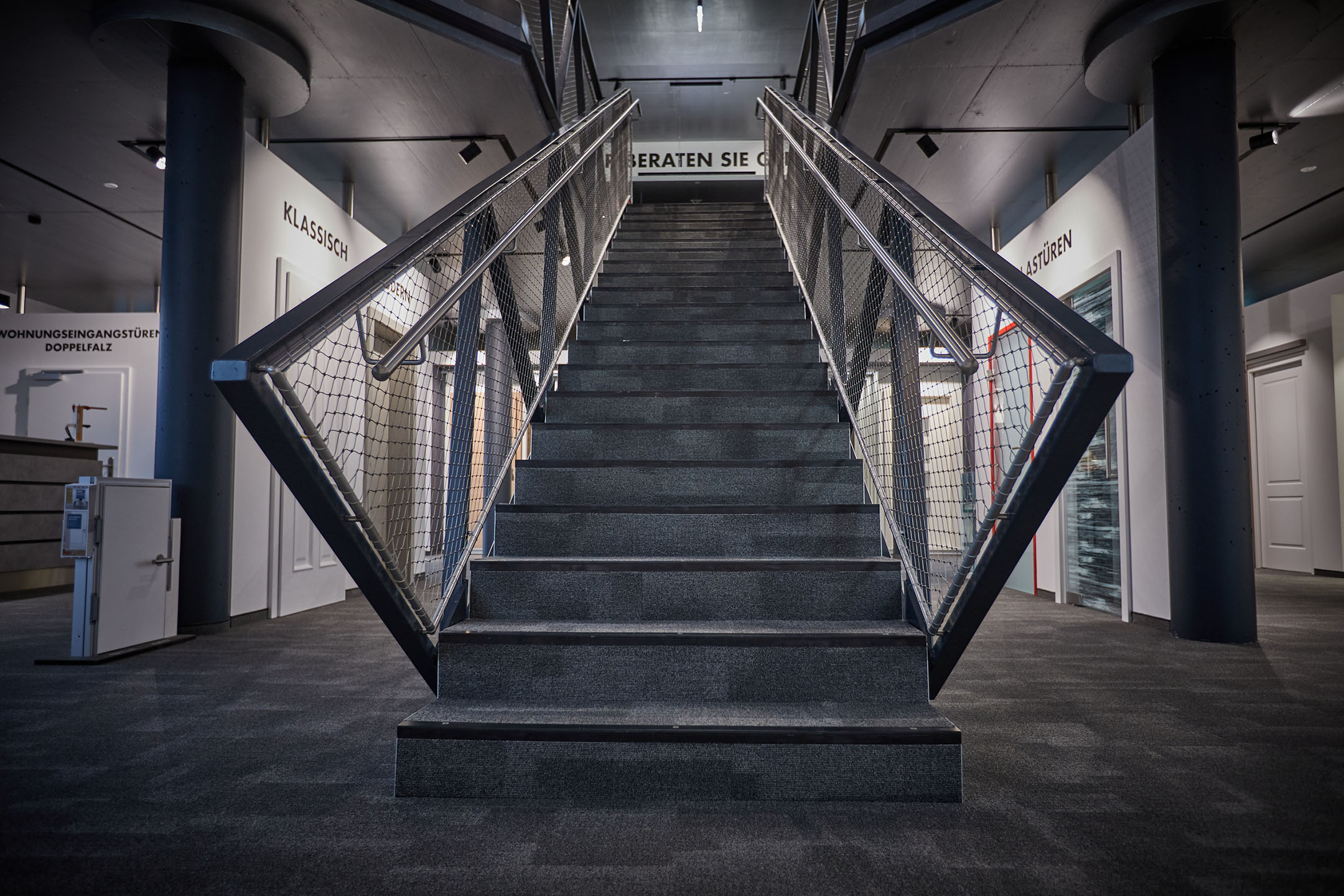 Treppe im Hannak Bauzentrum