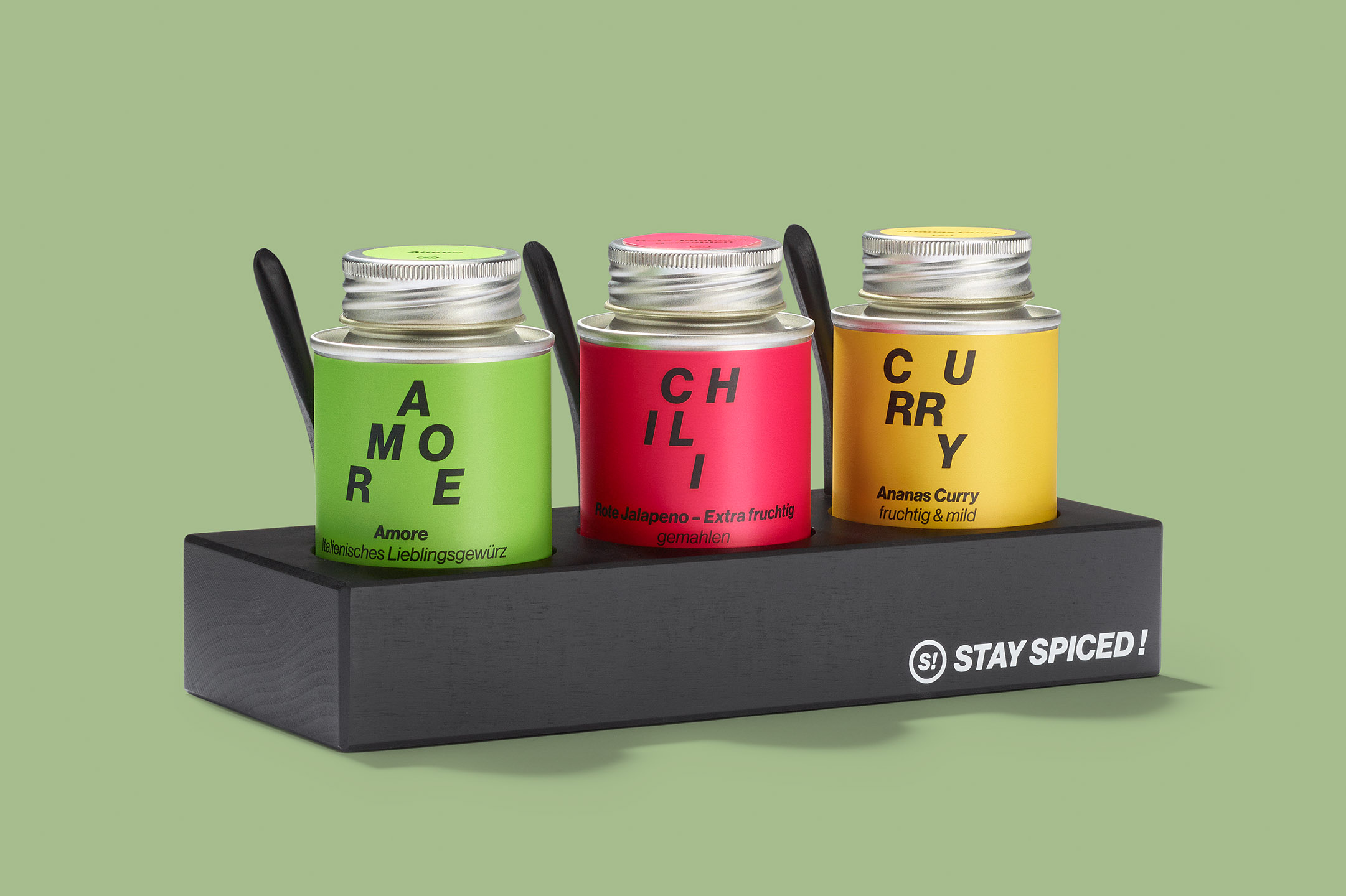 Tischaufsteller SpiceWorld mit 3 Gewürzen
