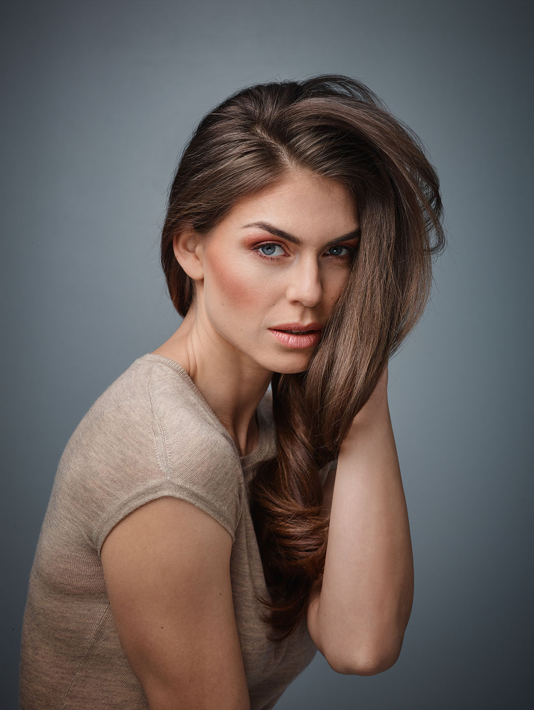 Model gestyled von Sophia Spatt