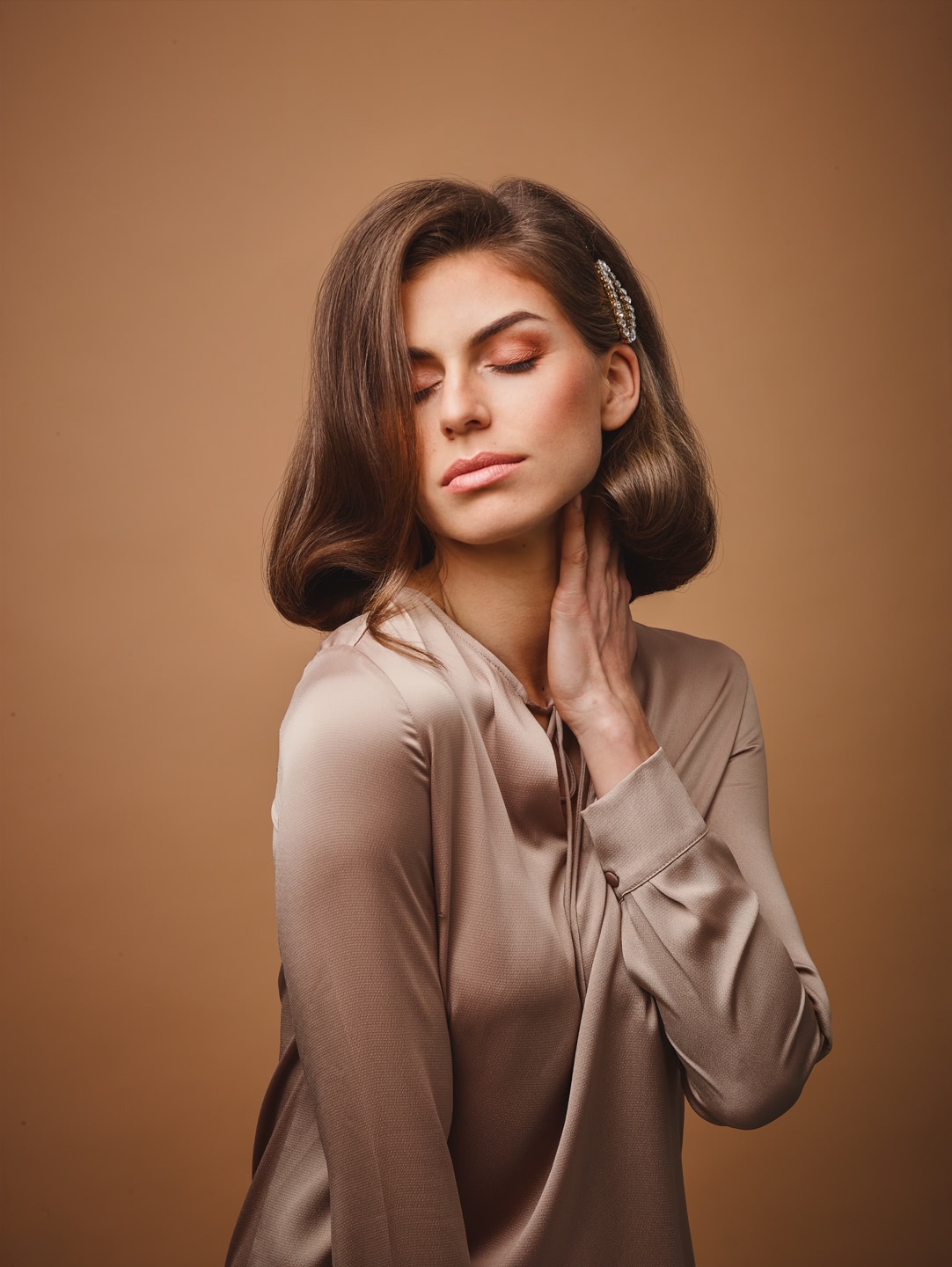 Model gestyled von Sophia Spatt