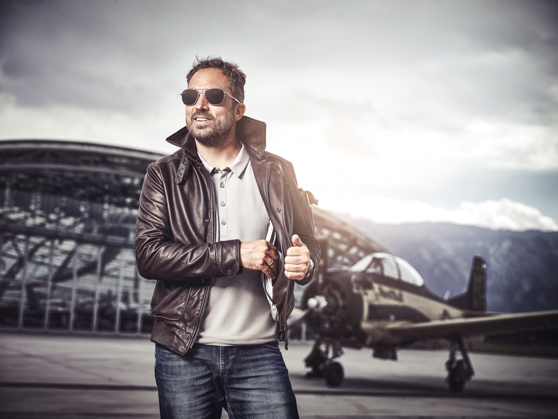 Pilotenjacke der Flying Bulls