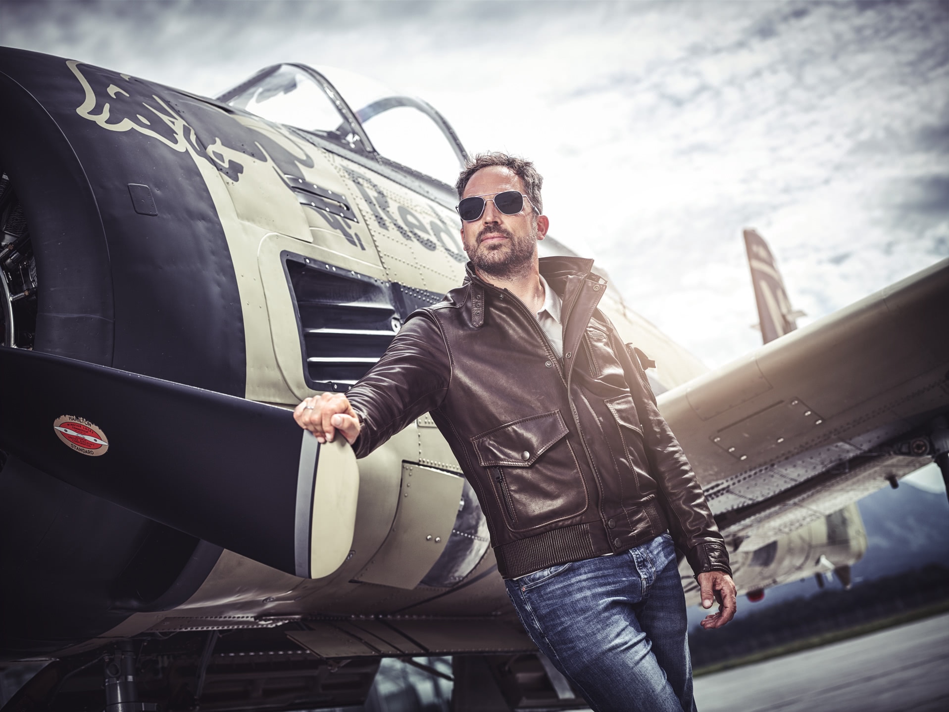 Pilotenjacke der Flying Bulls
